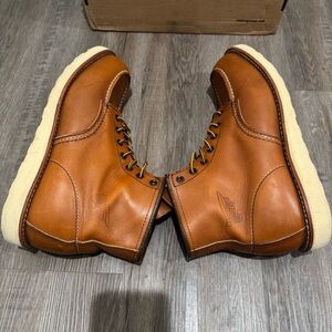 Red Wing Shoes Brown Leather Boots